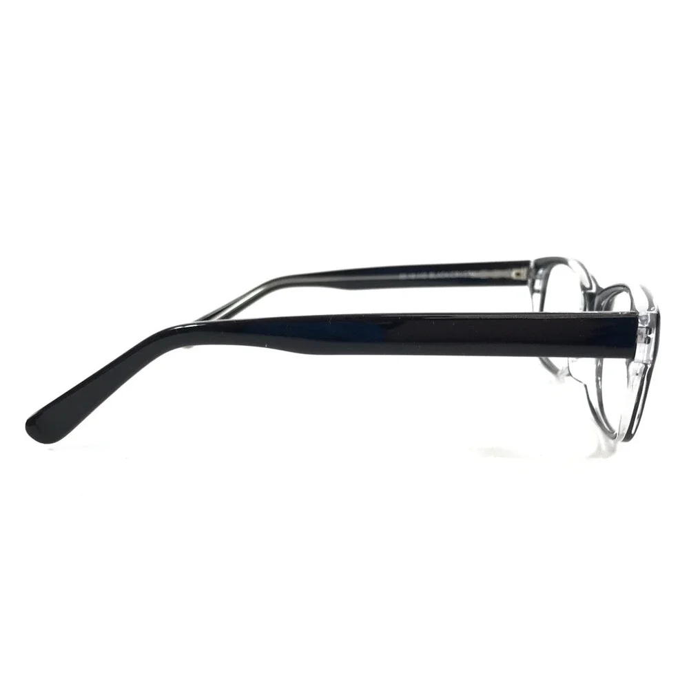 Casino Eyewear Eyeglasses Frames CARTER BLACK/CRYSTAL Cat Eye Full Rim 50-19-140